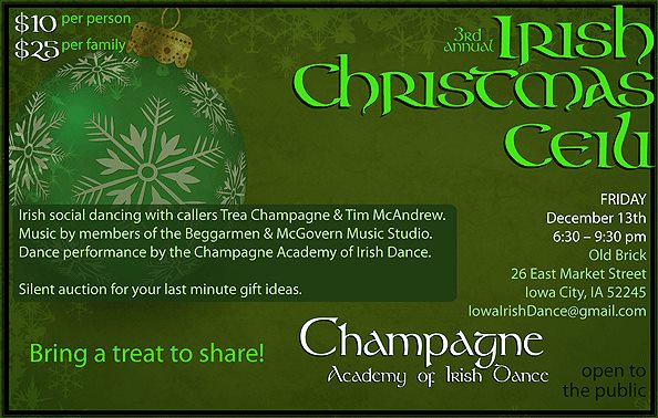 3rd Annual Irish Christmas Ceili